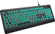 Large Print Backlit Keyboard