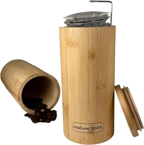 Air tight bamboo container for - air-tight,
