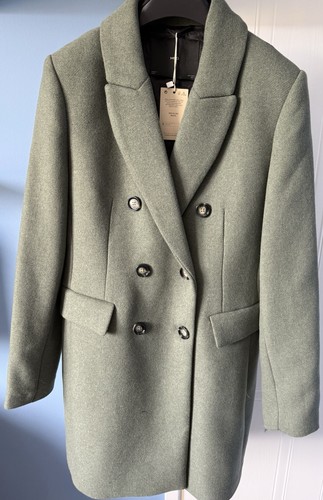 Women mango coat - women’s, green