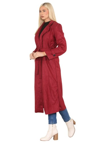 Ladies suede trench - ladies, coat