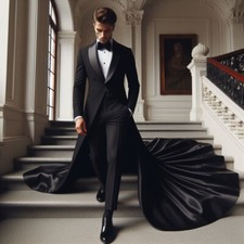 Men formal suits with - with, floor