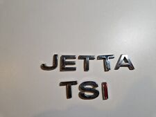 VW Volkswagen Jetta TSI red I emblem letters OEM Genuine Stock badge decal