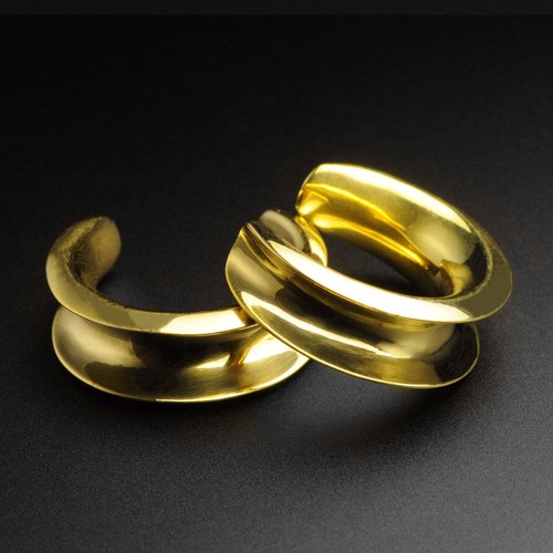 Brass saddle plug ear - brass, weight