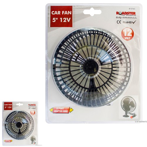 12v car fan cooling suction - 5",