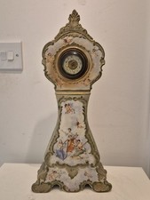 Empire Works Mantel Clock Stoke On Trent Clock Case Porcelain 41cm RARE