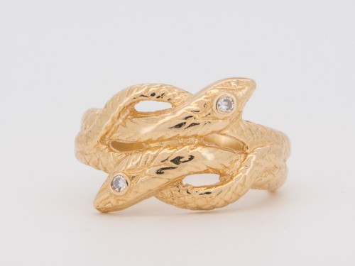 14k gold vintage double - 14k,