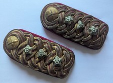 Vintage WW1 Era Danish Army Shoulder Boards / Shoulder Straps, Model 1916
