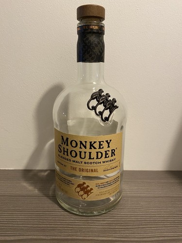 Empty 700ml monkey shoulder - monkey,