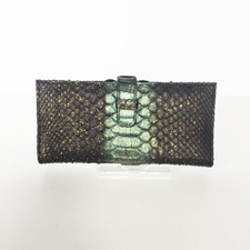 Bifold exotic leather belt - exotic,