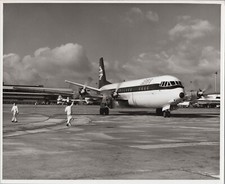 BEA BRITISH EUROPEAN AIRWAYS VICKERS VANGUARD LARGE ORIGINAL AIRLINE PHOTO B.E.A