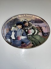 Bradford Exchange Plate ~ SISTERS SHARE A SPECIAL WARMTH ~ By Chantal Poulin