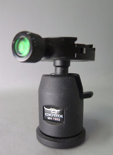 GIOTTOS MH 7002 BALL HEAD + Andoer Quick Release Plate Clamp **Good Condition**