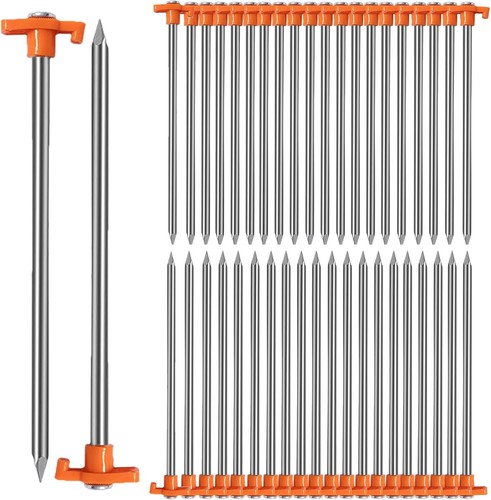 40pc tent stakes camping - stakes,