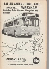 CROSVILLE BUS TIMETABLE BOOK