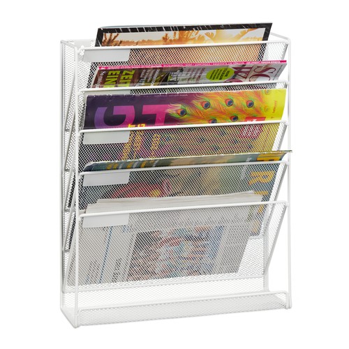Magazine holder wall - , organiser