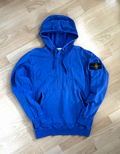 Stone island mens hoodie blue - mens,