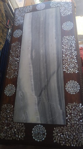 Antique inlaid buffet table