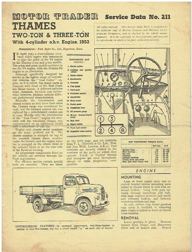Ford thames 3 ton - 3-ton, truck