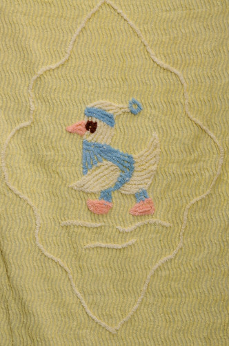Vintage candlewick cot baby - candlewick,