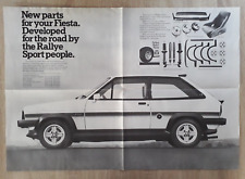 Ford Fiesta Rallye Sport Parts Brochure c.1982