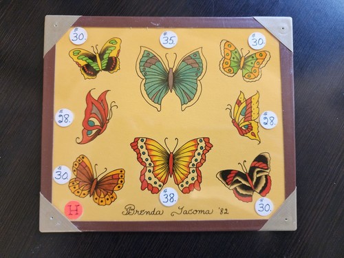 1980 vintage tattoo flash - tattoo,