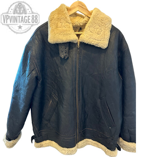 Vintage aviator bomber - b-3,