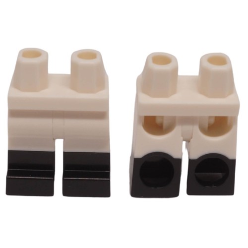 Lego white minifigure legs - 2x,