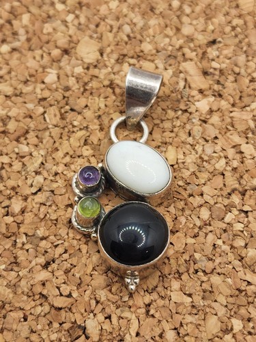 Vintage amethyst onyx - amethyst,
