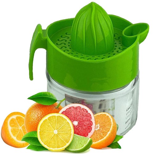 Glass manual fruit juicer hand - glass,