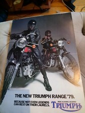 Triumph 1979 Brochure 750 Bonneville Tiger Brochure