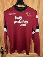 Derby County Long Sleeve 2013 - 2014 Away Shirt Men’s Size L VGC Jersey Kit Top