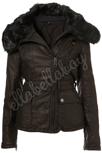 Topshop aubergine faux fur - faux,