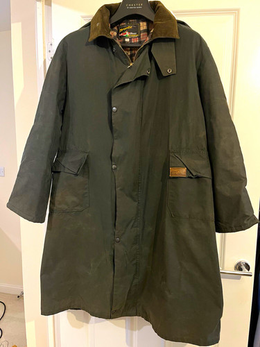 Vintage bronte waxed coat - bronte,