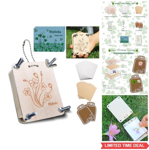Pocket flower press - flower, 6