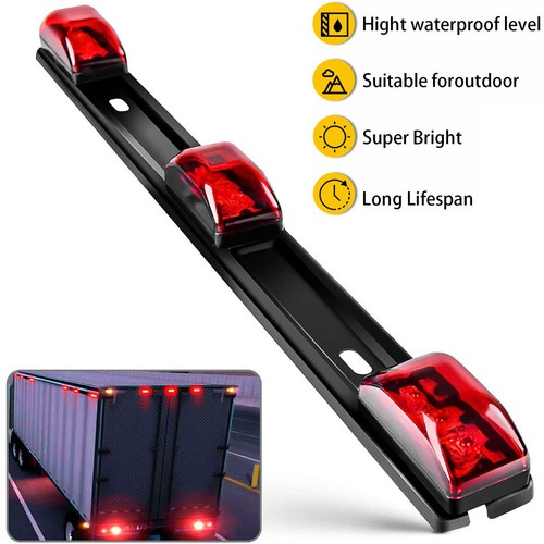Stainless red led - 15",