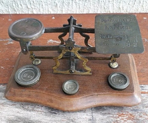Antique footed brass - footed, post
