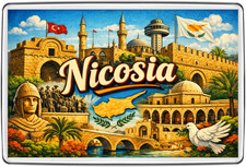 Nicosia Cyprus Fridge Magnet