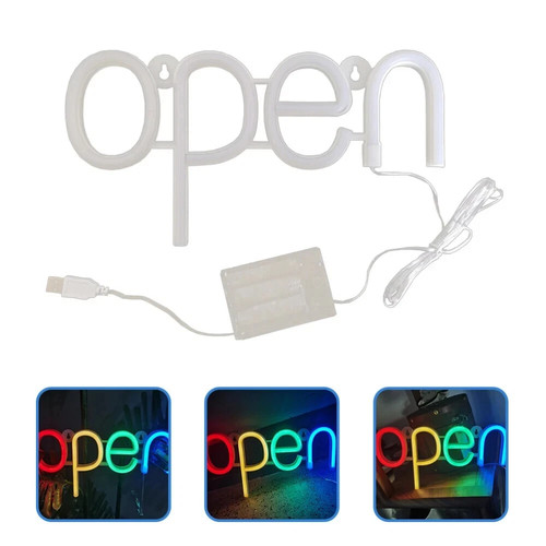 Led open sign for shop - led,