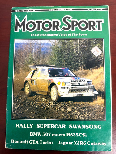 Motor sport feb 1987 - sport,
