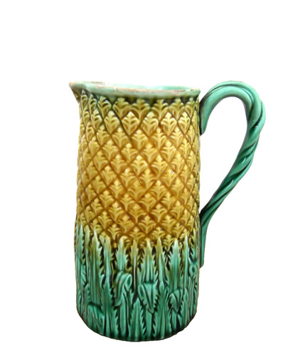 Antique majolica pineapple - antique,
