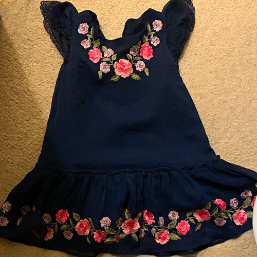 Monsoon girls navy - girls, floral
