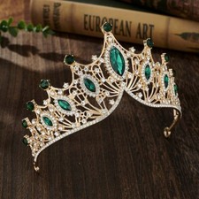 Baroque Crown Shiny Princess Tiara Headwear Queen Bridal Tiara Hair Accessory