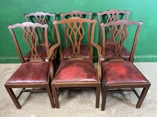 Set Of 6 Chippendale Style