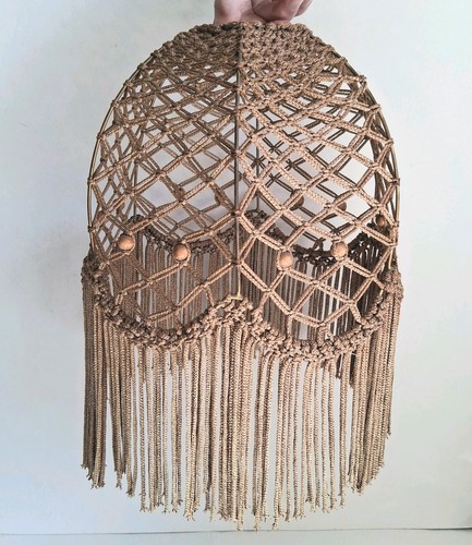 Vintage woven string macrame - woven,
