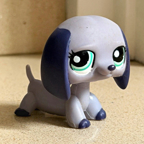 Plastic dachshund dog figurine - dachshund,