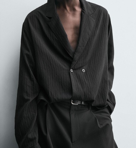 Men zara double breasted - men's,