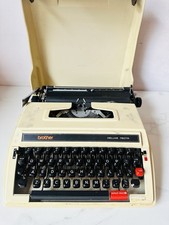 Brother Deluxe 760TR Vintage Portable Typewriter With Hard Case ( Sold As Seen)