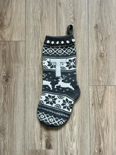 Matalan Grey & White Fairisle
