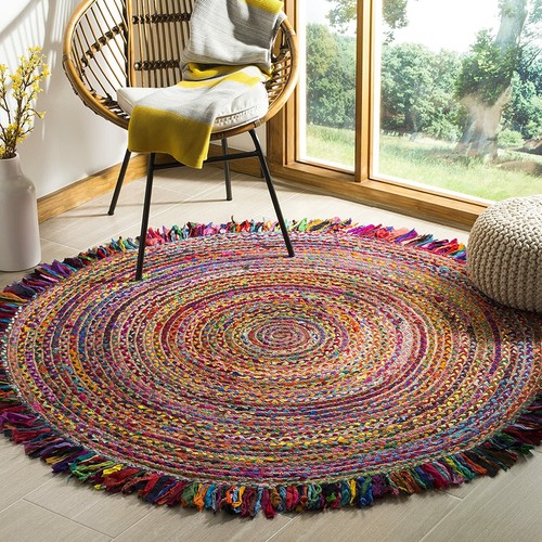 Rug 100 natural jute - natural, cotton