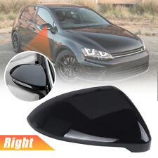 Right Side Wing Mirror Cover Gloss Black for VW Golf MK7 MK7.5 GTI R GTD 2014-19
